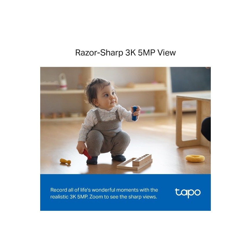 TP-Link - Cámara inteligente Wi-Fi compatible con Tuya