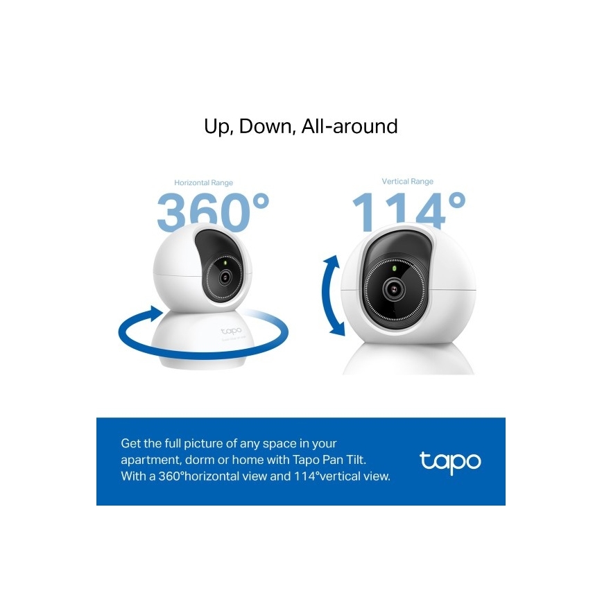 TP-Link - Cámara inteligente Wi-Fi compatible con Tuya