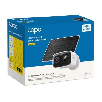 TP-Link - Cámara solar inteligente 5200 mAh 5V IP65