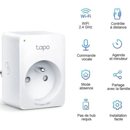 TP-Link - Enchufe inteligente E 2300W Wi-Fi