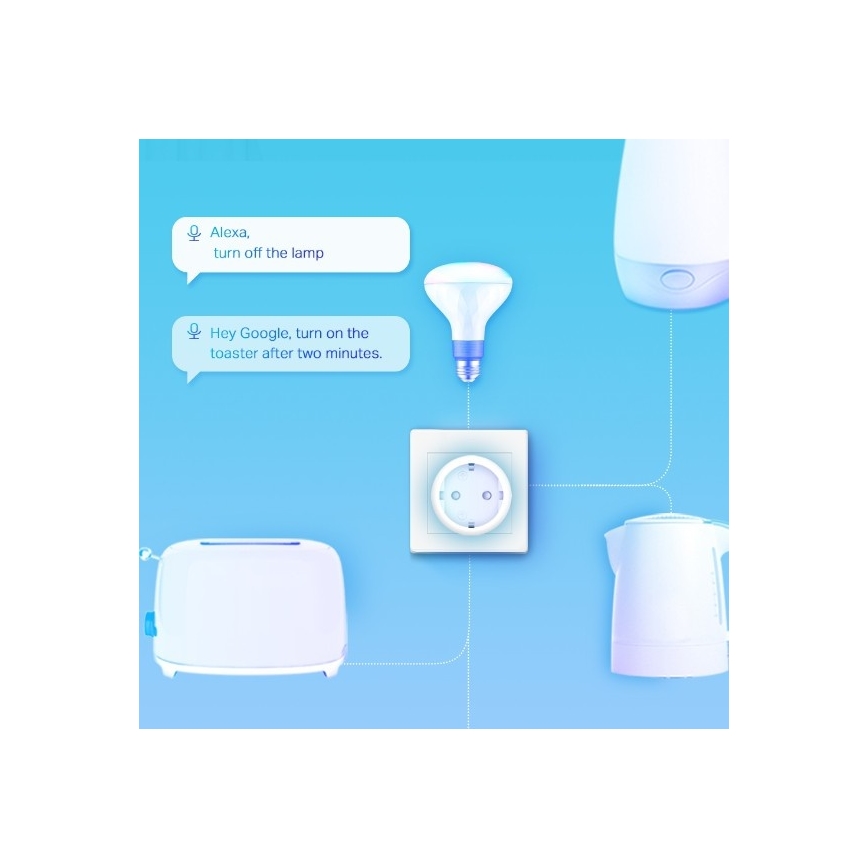 TP-Link - Enchufe inteligente F 3680W Wi-Fi