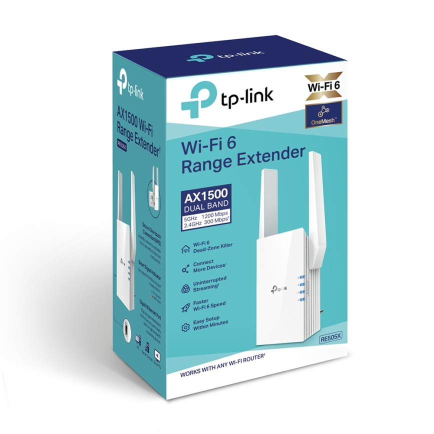 TP-Link - Extensor Wi-Fi 6 de doble banda