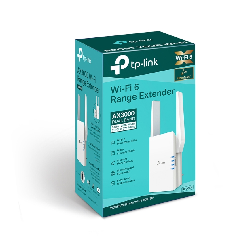 TP-Link - Extensor Wi-Fi 6 de doble banda