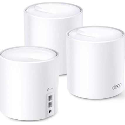 TP-Link - KIT de 3 unidades de sistema mesh Wi-Fi 6 para todo el hogar
