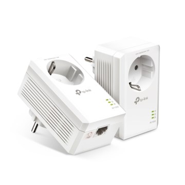 TP-Link - Kit Powerline Gigabit con toma de corriente pasante