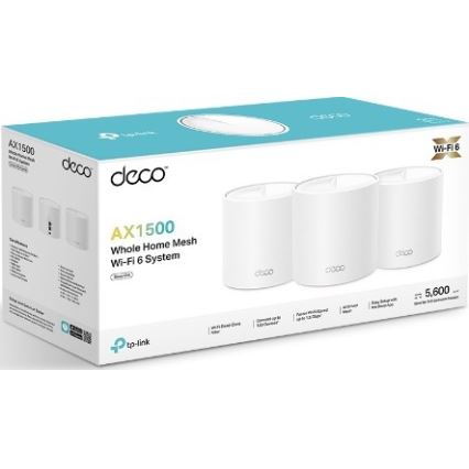 TP-Link - Pack de 3 sistemas Wi-Fi 6 mesh para todo el hogar