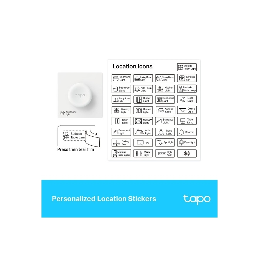 TP-Link - Regulador táctil inteligente 1xCR2032
