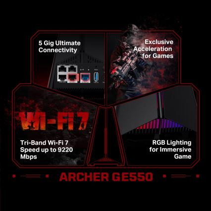 TP-Link - Router gaming tri-banda Wi-Fi 7