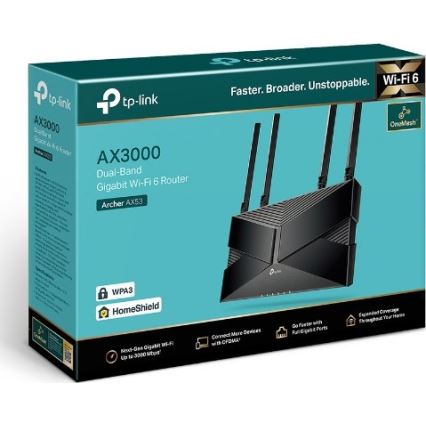 TP-Link - Router Wi-Fi 6 gigabit de doble banda