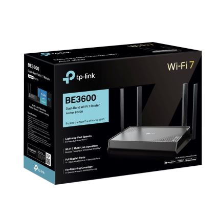 TP-Link - Router Wi-Fi 7 de doble banda Archer BE220