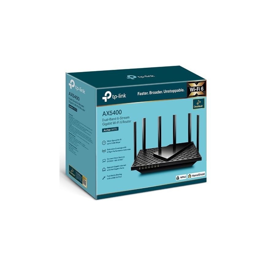 TP-Link - Router Wi‑Fi 6 Gigabit de doble banda