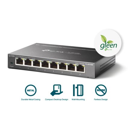TP-Link - Switch Easy Smart Gigabit de 8 puertos