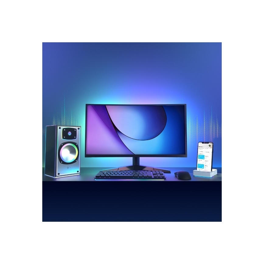 TP-Link - Tira LED RGBW regulable 5 m LED/20,5W/230V Wi-Fi