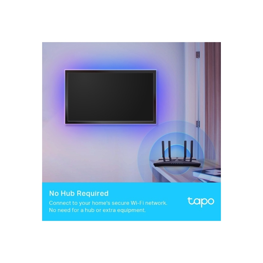 TP-Link - Tira LED RGBW regulable 5 m LED/24W/230V Wi-Fi