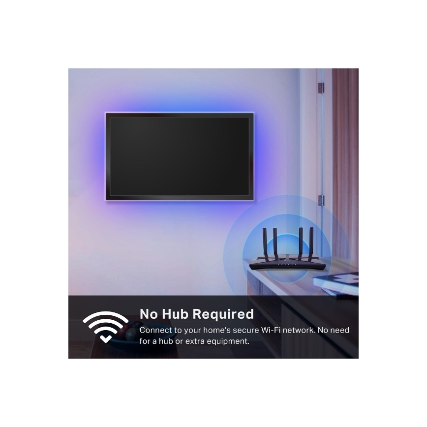 TP-Link - Tira LED RGBW regulable de 5 m LED/13W/230V Wi-Fi