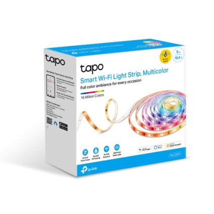 TP-Link - Tira LED RGBW regulable de 5 m LED/13W/230V Wi-Fi