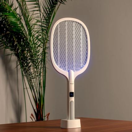 Trampa de insectos LED eléctrica 2en1 1200 mAh/5V blanco