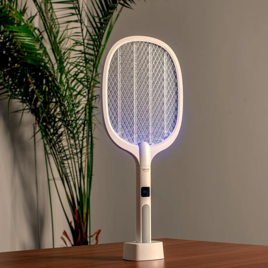 Trampa de insectos LED eléctrica 2en1 1200 mAh/5V blanco