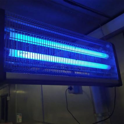 Trampa insectos eléctrico 2x15W/230V para 100 m²
