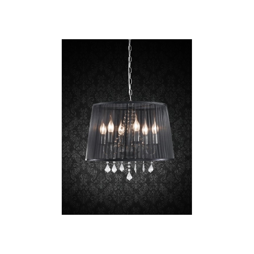 TRIO - Lámpara colgante con cadena LEYLA 3xE14/40W/230V