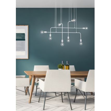 Trio - Lámpara colgante CONNOR 8xE27/10W/230V