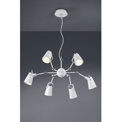 Trio - Lámpara colgante EDWARD 6xE14/40W/230V