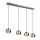 Trio - Lámpara colgante FLETCHER 4xE14/40W/230V cromo mate