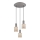Trio - Lámpara colgante WAILER 3xGU10/5W/230V gris