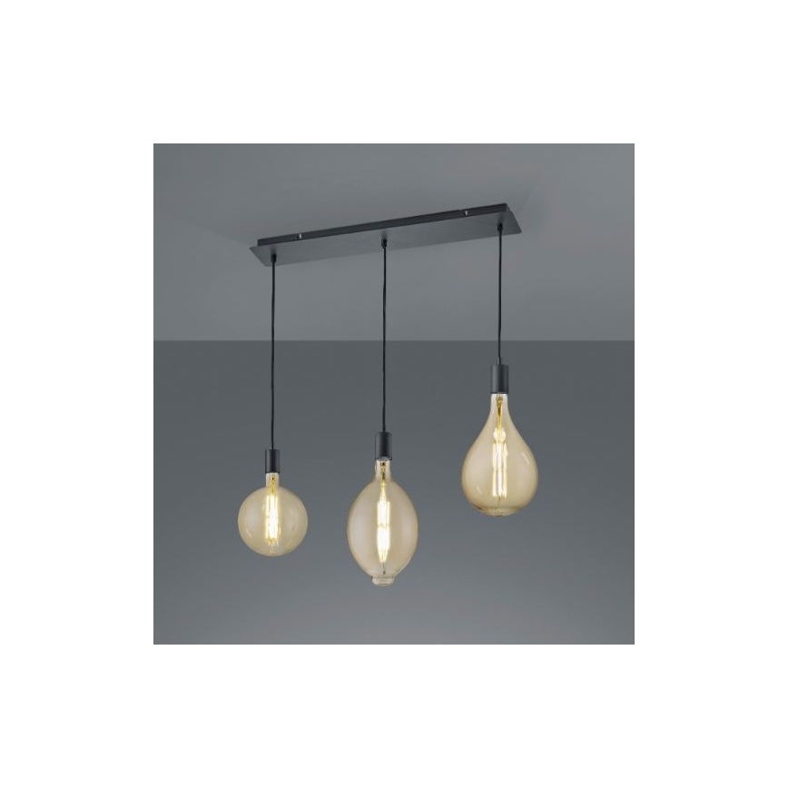 Trio - Lámpara de araña LED regulable GINSTER 3xE27/8W/230V