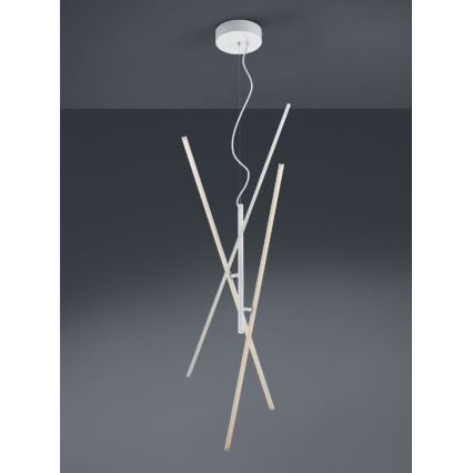 Trio - Lámpara de araña LED regulable TIRIAC 3xLED/8,5W/230V blanco