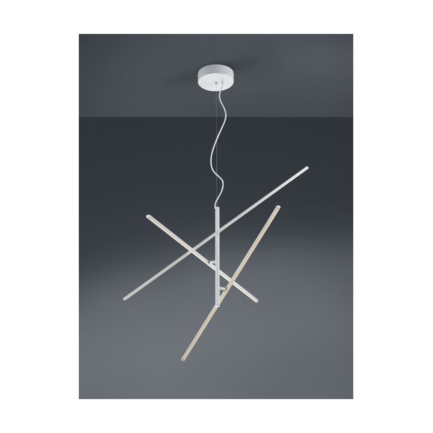 Trio - Lámpara de araña LED regulable TIRIAC 3xLED/8,5W/230V blanco