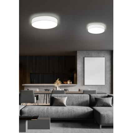Trio - Lámpara de techo LED regulable LUGANO LED/22W/230V 3000K Ø 40 cm blanca