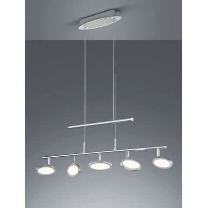 Trio - Lámpara LED colgante DUELLANT 5xLED/4,3W/230V