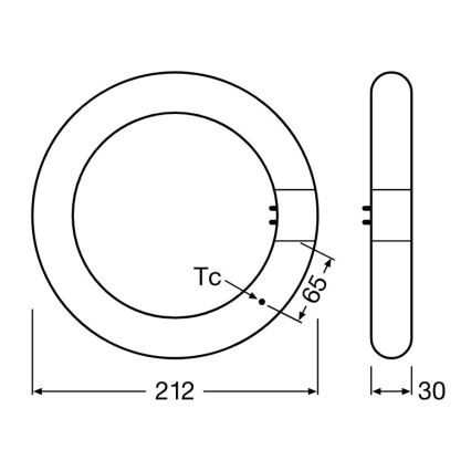 Tubo fluorescente LED G10q/11W/230V 6500K - Osram