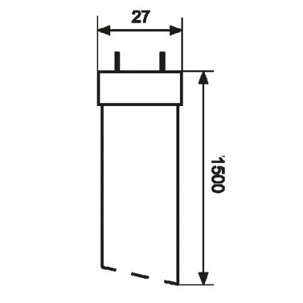 Tubo fluorescente LED G13/23W/230V