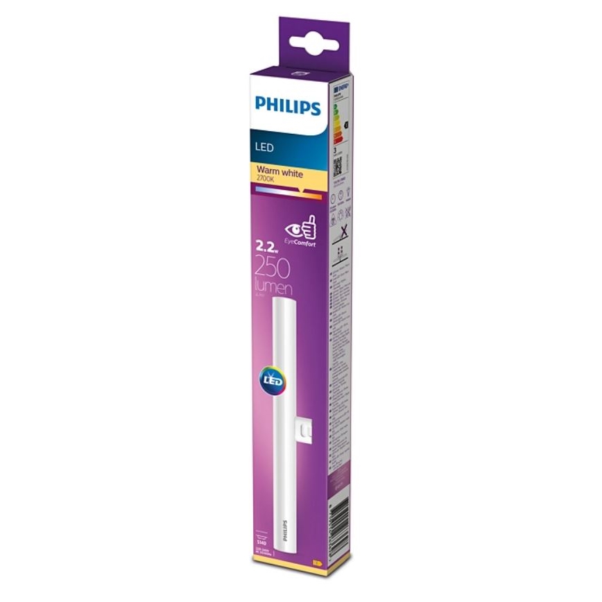 Tubo fluorescente LED Philips S14D/2,2W/230V 2700K 30 cm