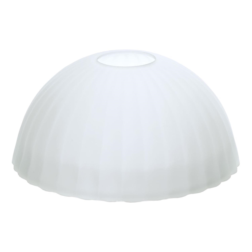 Tulipa de vidrio de repuesto universal ROCCA para E27, diámetro 17 cm, blanca