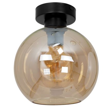 Tulipa de vidrio de repuesto universal SOFIA E27, diámetro 20 cm, beige ahumado