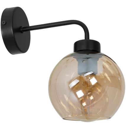 Tulipa de vidrio de repuesto universal SOFIA E27, diámetro 20 cm, beige ahumado