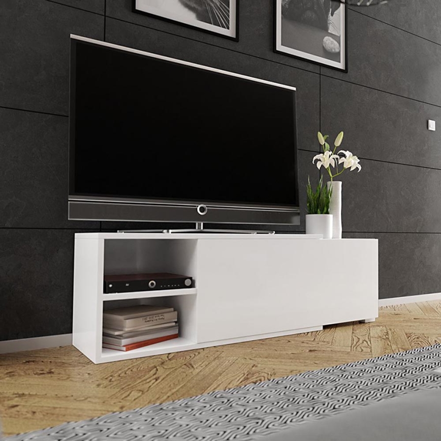 TV mesa CLIF 40x180 cm blanco