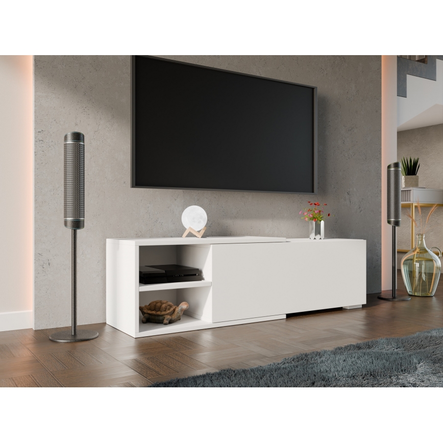 TV mesa CLIF 40x180 cm blanco