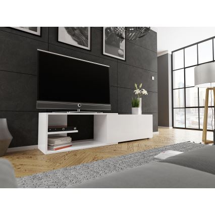 TV mesa CLIF 40x180 cm blanco