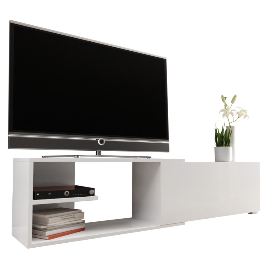 TV mesa CLIF 40x180 cm blanco