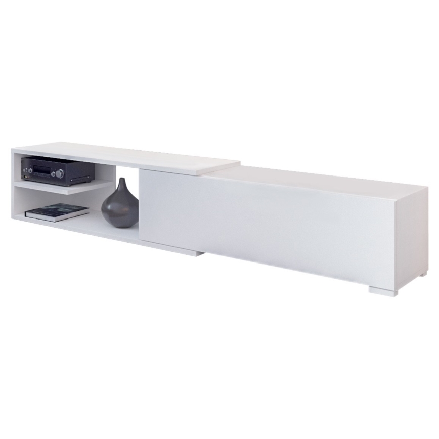 TV mesa CLIF 40x180 cm blanco