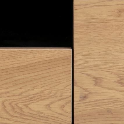 TV mesa SARON roble/negro