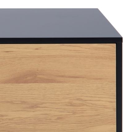 TV mesa SARON roble/negro