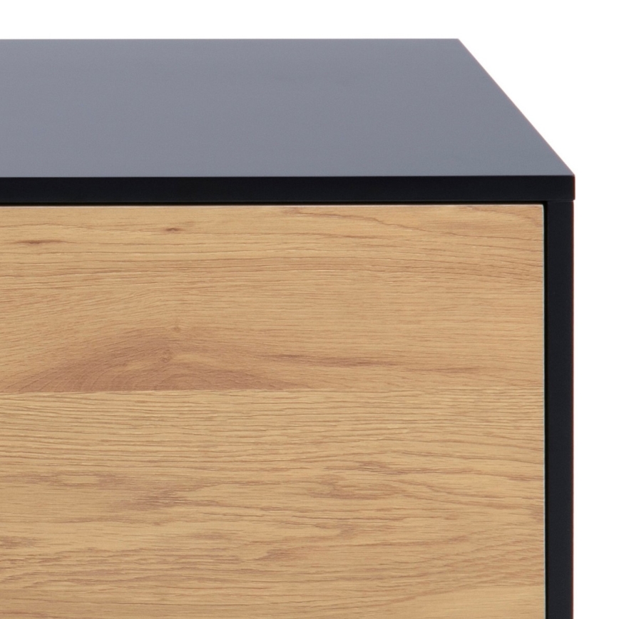 TV mesa SARON roble/negro