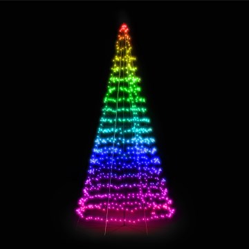 Twinkly - Árbol de Navidad LED RGBW regulable exterior LIGHT TREE 1000xLED 6 m IP44 Wi-Fi