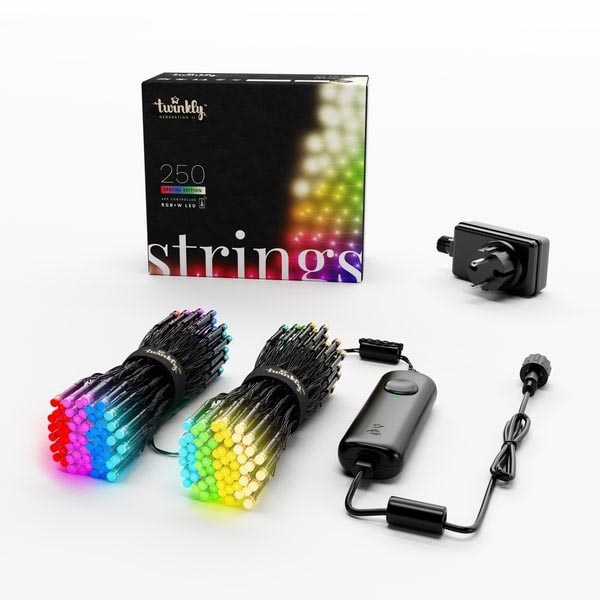 Twinkly - Cadena de Navidad LED RGBW regulable para exterior 250xLED 23,5m IP44 Wi-Fi