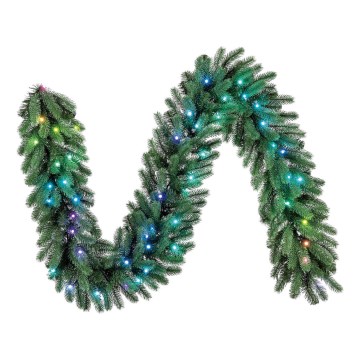 Twinkly - Decoración navideña LED RGBW regulable GARLAND 50xLED 2,7 m Wi-Fi
